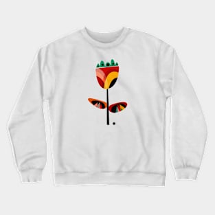 Mid Century Flower 6 Crewneck Sweatshirt